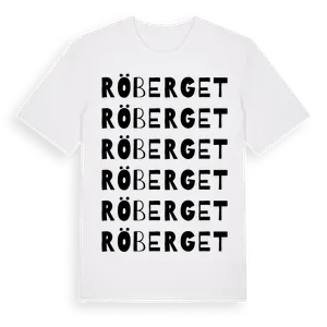 Röberget ordlek t-shirt – ekologisk bomull t-shirt från Pinshirt