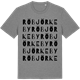 Mid Heather Gray t-shirt med Röbjörkeby ordlek t-shirt