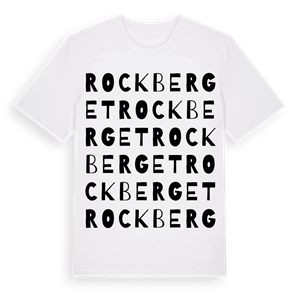 Rockberget ordlek t-shirt – ekologisk bomull t-shirt från Pinshirt