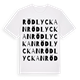 Rödlyckan ordlek t-shirt