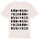 Vintage White t-shirt med Rödmossmyren ordlek t-shirt