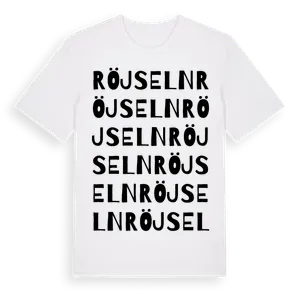 Röjseln ordlek t-shirt – ekologisk bomull t-shirt från Pinshirt