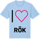 Blue Soul t-shirt med Jag älskar Rök t-shirt stort tryck