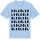 Blue Soul t-shirt med Rök ordlek t-shirt