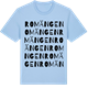 Blue Soul t-shirt med Romängen ordlek t-shirt