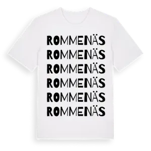 Rommenäs ordlek t-shirt – ekologisk bomull t-shirt från Pinshirt