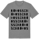 Mid Heather Gray t-shirt med Römossen ordlek t-shirt