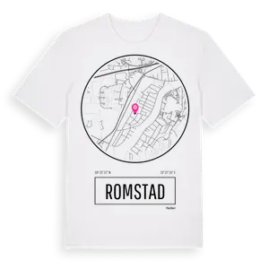 Romstad t-shirt – ekologisk bomull t-shirt från Pinshirt