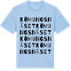 Blue Soul t-shirt med Römungsnäset ordlek t-shirt