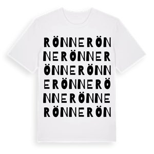 Rönne ordlek t-shirt – ekologisk bomull t-shirt från PinShirt