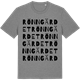 Mid Heather Gray t-shirt med Rönngärdet ordlek t-shirt