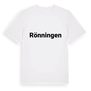 Rönningen fetstil t-shirt – ekologisk bomull t-shirt från PinShirt