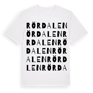 Rördalen ordlek t-shirt – ekologisk bomull t-shirt från Pinshirt