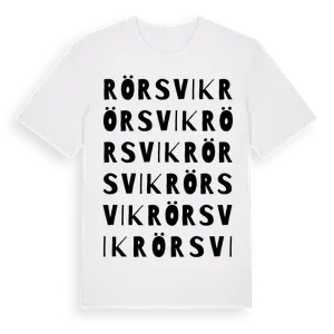 Rörsvik ordlek t-shirt – ekologisk bomull t-shirt från Pinshirt