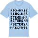 Blue Soul t-shirt med Rösanäset ordlek t-shirt