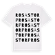 Rosastorp ordlek t-shirt