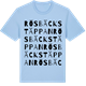 Blue Soul t-shirt med Rösbäckstäppan ordlek t-shirt