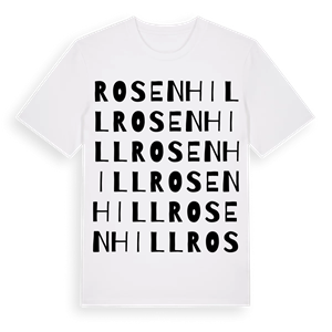 Rosenhill ordlek t-shirt – ekologisk bomull t-shirt från PinShirt