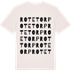 Vintage White t-shirt med Rotetorp ordlek t-shirt