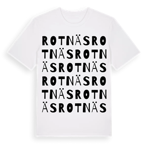 Rotnäs ordlek t-shirt – ekologisk bomull t-shirt från PinShirt