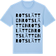 Blue Soul t-shirt med Rotslätten ordlek t-shirt