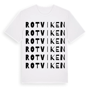 Rotviken ordlek t-shirt – ekologisk bomull t-shirt från PinShirt