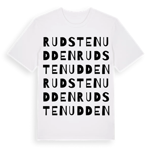 Rud Stenudden ordlek t-shirt – ekologisk bomull t-shirt från Pinshirt