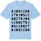 Blue Soul t-shirt med Rudsberget ordlek t-shirt