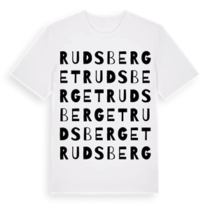 Rudsberget ordlek t-shirt – ekologisk bomull t-shirt från PinShirt