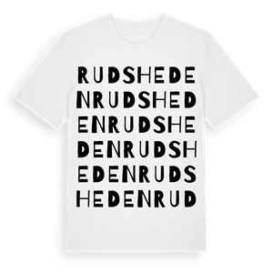 Rudsheden ordlek t-shirt – ekologisk bomull t-shirt från Pinshirt