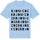 Blue Soul t-shirt med Rudsheden ordlek t-shirt
