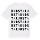 Rudsta ordlek t-shirt