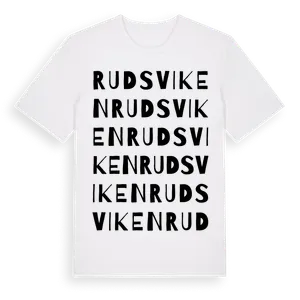 Rudsviken ordlek t-shirt – ekologisk bomull t-shirt från Pinshirt