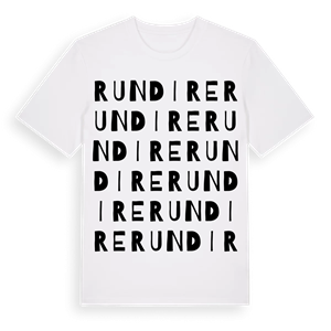 Rundire ordlek t-shirt – ekologisk bomull t-shirt från Pinshirt
