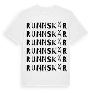 Runnskär ordlek t-shirt – ekologisk bomull t-shirt från PinShirt