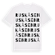 Ruskåsen ordlek t-shirt