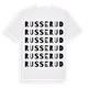 Russerud ordlek t-shirt