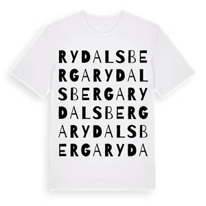 Rydalsberga ordlek t-shirt – ekologisk bomull t-shirt från PinShirt