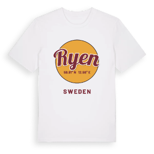 Ryen cirkel t-shirt – ekologisk bomull t-shirt från PinShirt