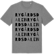 Mid Heather Gray t-shirt med Rygårdsdalen ordlek t-shirt
