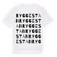 Ryggestan ordlek t-shirt