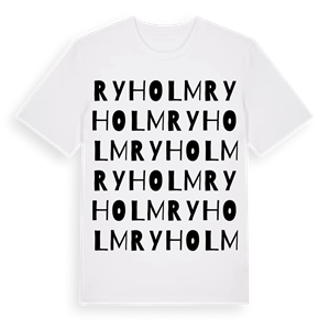 Ryholm ordlek t-shirt – ekologisk bomull t-shirt från PinShirt