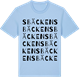 Blue Soul t-shirt med S Bäcken ordlek t-shirt