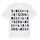 Sadelmakaråsen ordlek t-shirt