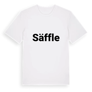 Säffle fetstil t-shirt – ekologisk bomull t-shirt från PinShirt