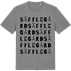 Mid Heather Gray t-shirt med Säffle gård ordlek t-shirt