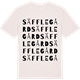 Vintage White t-shirt med Säffle gård ordlek t-shirt