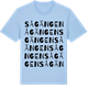 Blue Soul t-shirt med Sågängen ordlek t-shirt
