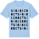 Blue Soul t-shirt med Sågarberget ordlek t-shirt
