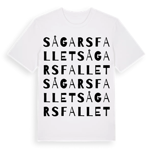 Sågarsfallet ordlek t-shirt – ekologisk bomull t-shirt från PinShirt